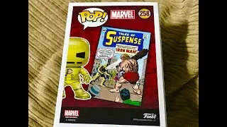 Marvel Collector Corps Gold Iron Man Funko Pop