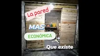 how to make a pallet wall for VERY LITTLE MONEY 📏📐🚧🏠