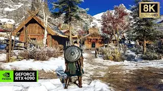 [8K] AC Valhalla RTX 4090 - RAYTRACING Reshade - Ultimate Realism FX - EXTREME GRAPHICS