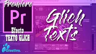 Como hacer efectos de texto Glich en Adobe Premiere