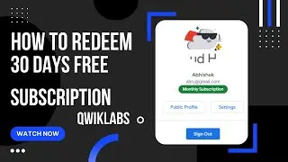 NEW Get Qwiklabs Credits Free MonthlySubscription #qwiklabs #qwiklabsarcade2023 #30daysofgooglecloud