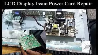 Viewsonic LCD Power Card Repair II Display issue Power IC Burn