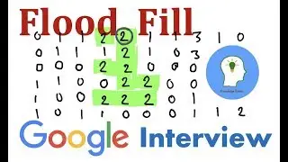 Google Coding Interview Question and Answer #3: Flood fill Algorithm | Paint