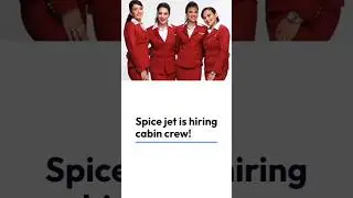 SPICEJET HIRING #youtubeshorts #youtube #youtuber #viral #trending #aviation #reels #shortsvideo