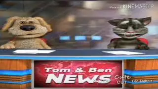 Talking Tom Ben News Talking Tom Happy Going Weirdness Every effects (KineMaster Version)