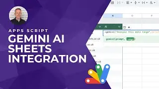 How to Integrate Gemini AI into Google Sheets with Apps Script