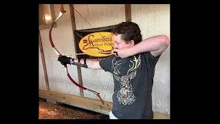 (CHEAP) Mongolian Composite Horse Bow Red Snakeskin
