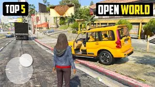 Top 5 Open world games for Android & iOS 2024 | Best open world games for android