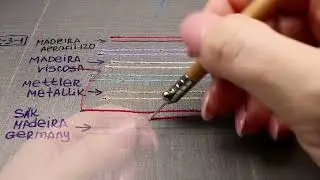 как ведут себя разные виды ниток при вышивке крючком.