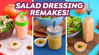 3 Healthy Salad Dressing Remakes –Thousand Island, French, & Honey Mustard!