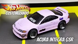 ACURA INTEGRA GSR - Drift Girl - Hot Wheels Custom