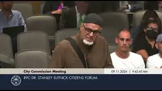 Wilfredo Ruiz at Miami Beach County Commissioners Meeting | 9-11-2024