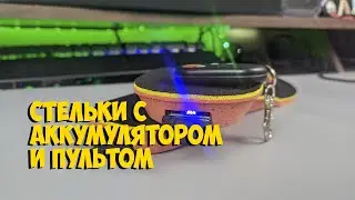 ОБУВНЫЕ СТЕЛЬКИ С ПОДОГРЕВОМ И ПУЛЬТОМ НА АККУМУЛЯТОРЕ 1800МАЧ с ALIEXPRESS | ASH