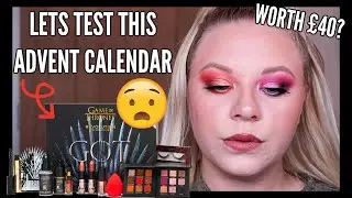 LETS TEST THE REVOLUTION X GAME OF THRONES ADVENT CALENDAR 👀⚔️ | makeupwithalixkate