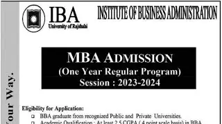 MBA Day Regular Program | Admission Circular 2023-24