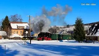 Die Fichtelbergbahn -  Winterimpressionen