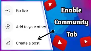 How To Enable Community Tab On YouTube |  500 subscribers community tab enable kaise kare. 