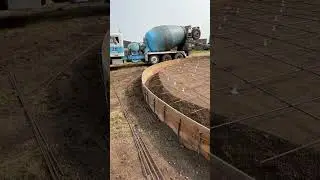 Pouring the new bin pad