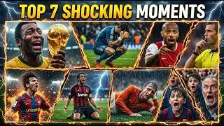 Top 7 Most SHOCKING Moments in Football History 😱 (Unbelievable Events You Didn’t Know)