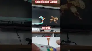 SFZ3mix Amazing Chun-li Super Cancel #streetfighter #game #retro #gameplay