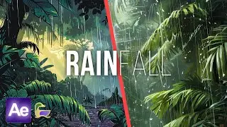Animated Rain in After Effects | Explained in 1 Minute