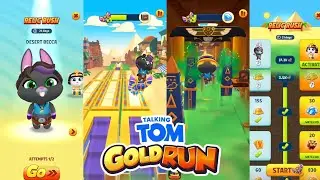 Non-Stop Run: Talking Tom Gold Run | Desert Becca Costume | Relic Rush Event🤯 | Android / Ios Game