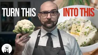 Cauliflower Mashed Potatoes of the Third Kind 👽 Low-Carb & Keto