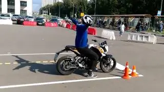 Практический экзамен на категорию "А" ( новый регламент)