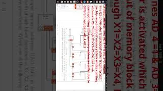Starting address of a memory block vs corresponding input memory address  #vlog #shorts #youtube