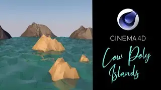 Cinema 4D Tutorial - Low Poly Islands