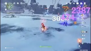 Genshin Impact- Bouncing Cryo Cicin Mage on my Balls!