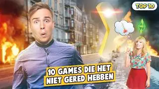 10 GAMES DIE HET NIET GERED HEBBEN!
