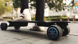 Teamgee H20T Electric Skateboard With Rubber Wheels