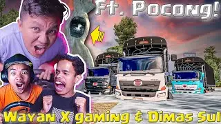 Convoy 3 Tronton Hino 500 Ketemu Pocong!