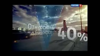 Прогноз погоды Вести-Москва. Май. Переменная облачность (Т/К Россия 1 2015) (2)