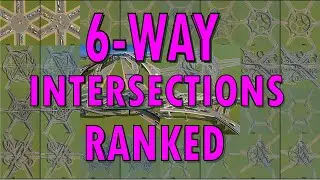 Testing the Traffic Flow of 15 different 6-Way Intersections Designs to find the most Efficient