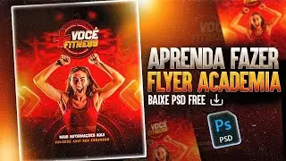 Como Fazer Flyer De Academia No Photoshop + Psd Free