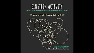 How many circles contain a dot?