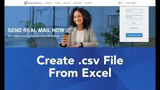 How to Make a CSV File from Excel