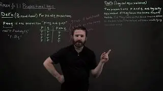 biconditional and logical equivalence