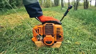 ✅ String Trimmer - Mowing the Grass