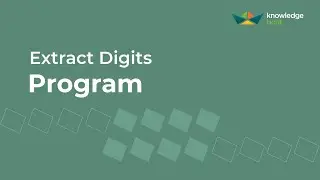 Extract Digits Program | ICSE Computer Applications | Java & BlueJ