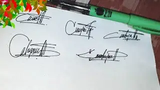 Contoh Tanda Tangan Hurup 