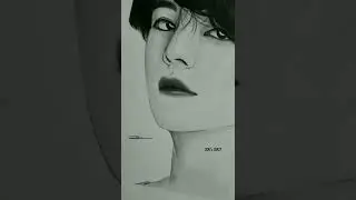 Kim Taehyung(BTS)Sketch||AK's ART||#art #drawing #1million #viral #trending #shorts