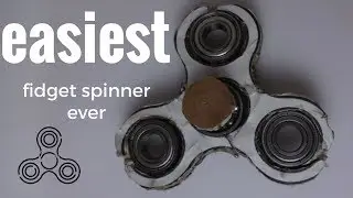 how to make a fidget spinner at home | easy with cardboard