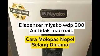 air tidak mau naik dan cara melepas selang nepel pada dinamo ( miyako wdp 300 )