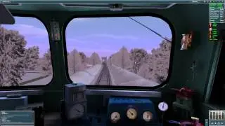 Trainz Simulator - сход с рельс