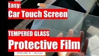 Easy: Car Touch Screen Tempered Glass Protective Film Install
