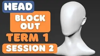 Game Character Course Term 1 Session 2: Female Head Block Out