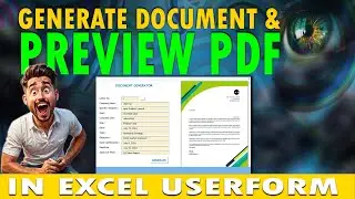 Generate PDF and Preview in Excel Userform